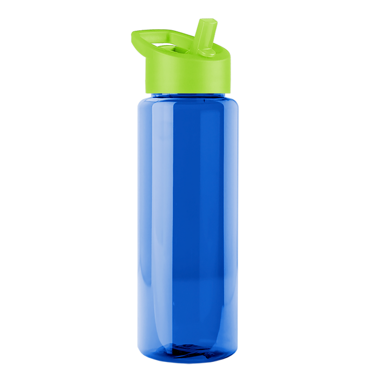 Custom logo Guzzler Bottle with Flip-Straw Lid - 32 oz.