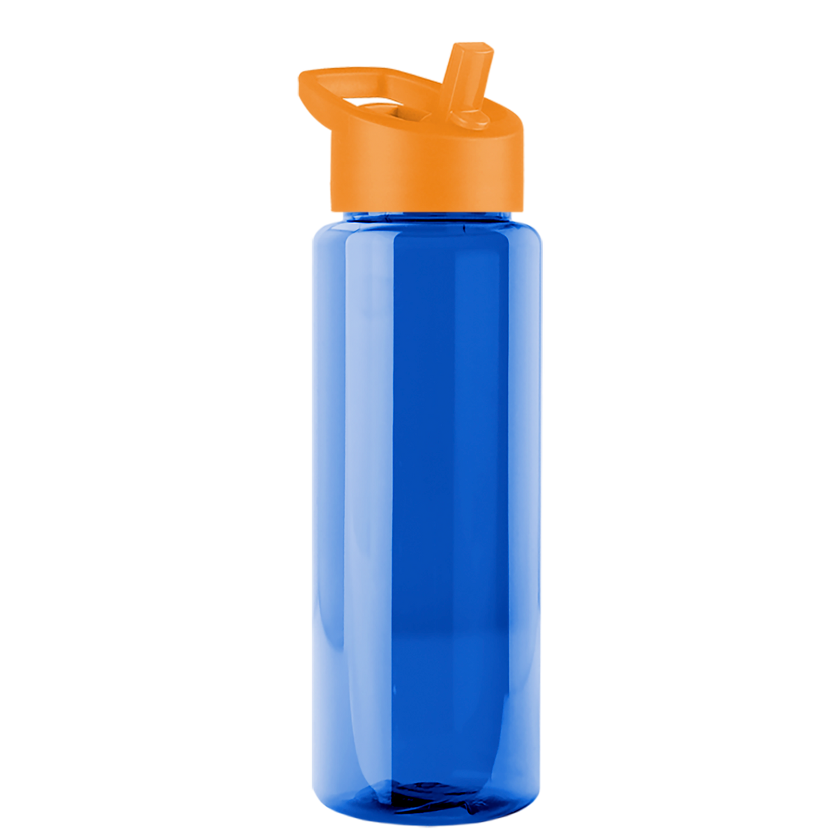 Custom logo Guzzler Bottle with Flip-Straw Lid - 32 oz.