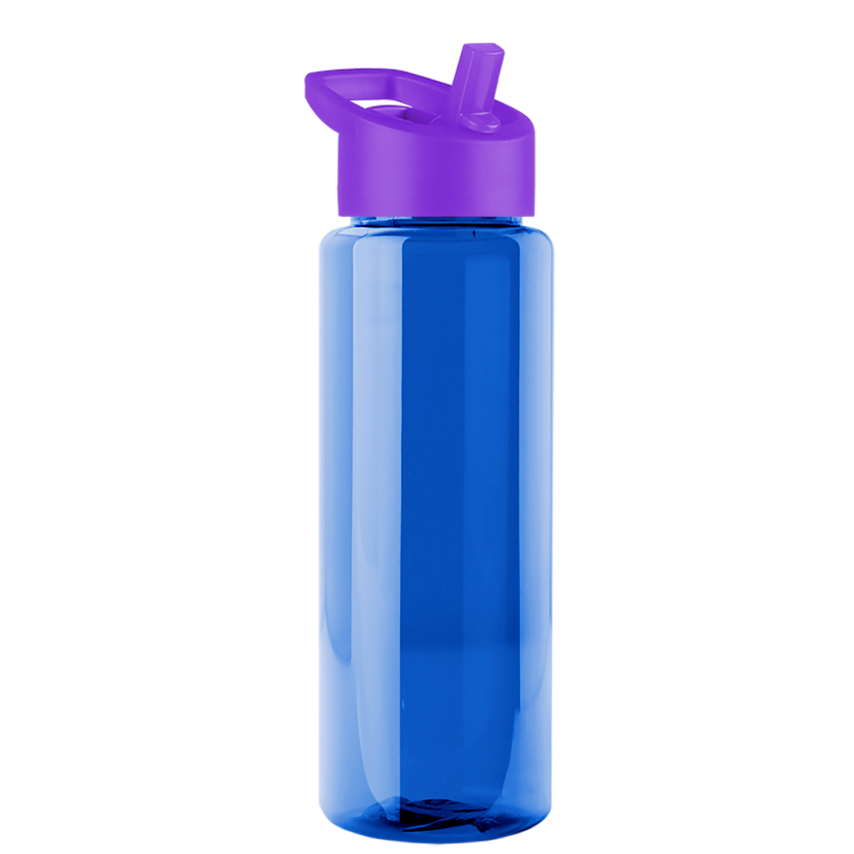 Custom logo Guzzler Bottle with Flip-Straw Lid - 32 oz.