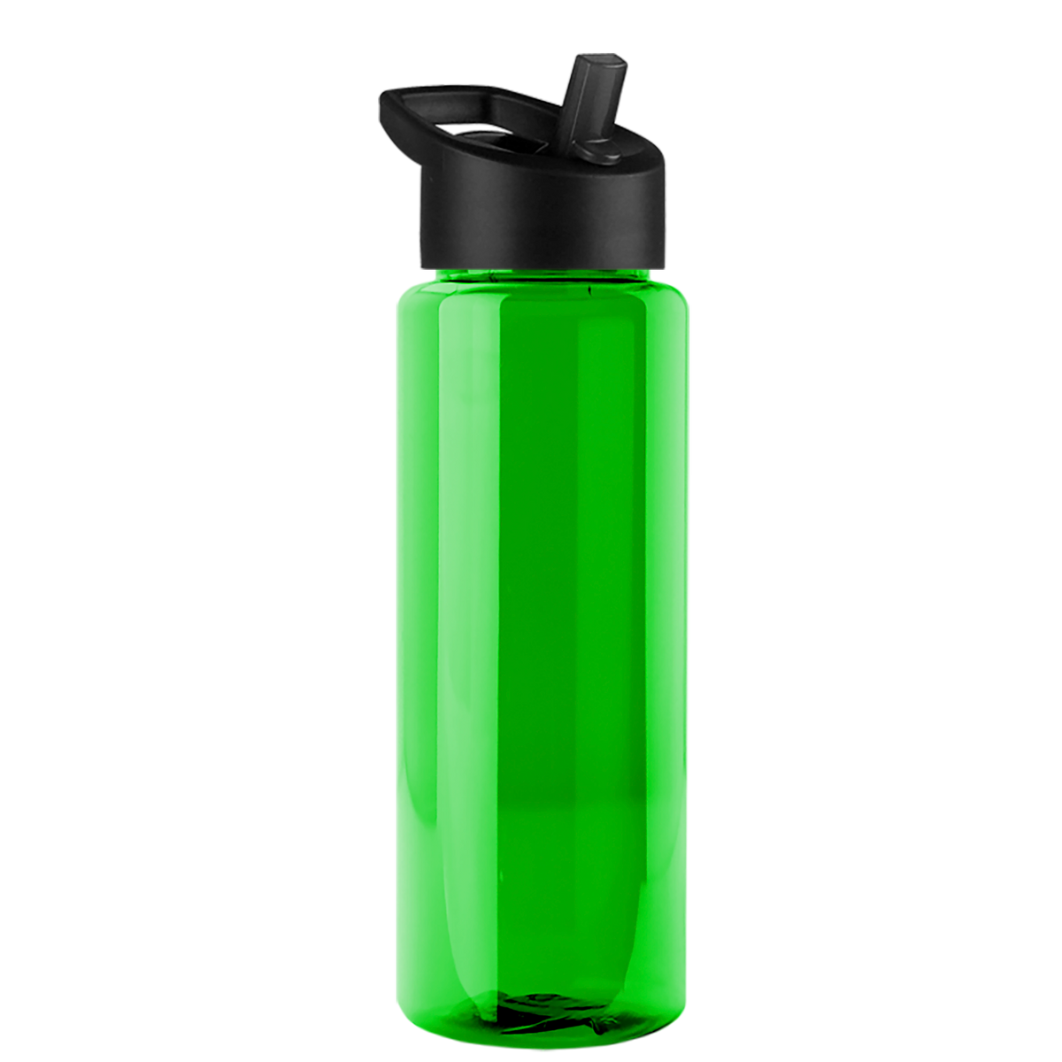 Custom logo Guzzler Bottle with Flip-Straw Lid - 32 oz.