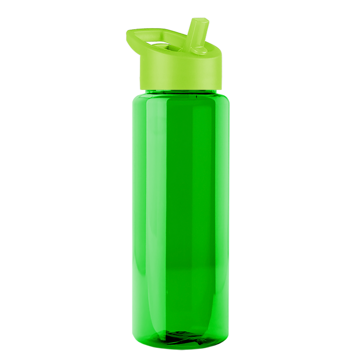 Custom logo Guzzler Bottle with Flip-Straw Lid - 32 oz.