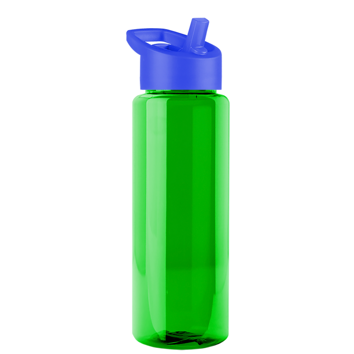 Custom logo Guzzler Bottle with Flip-Straw Lid - 32 oz.