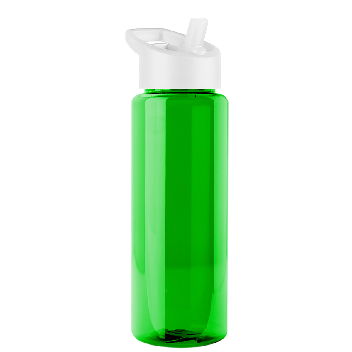 Custom logo Guzzler Bottle with Flip-Straw Lid - 32 oz.