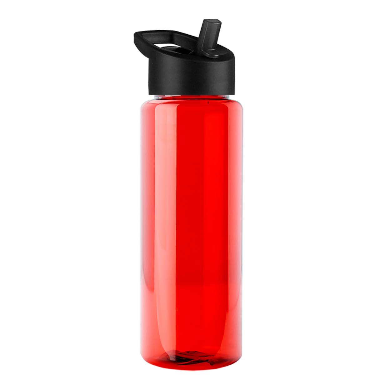 Custom logo Guzzler Bottle with Flip-Straw Lid - 32 oz.