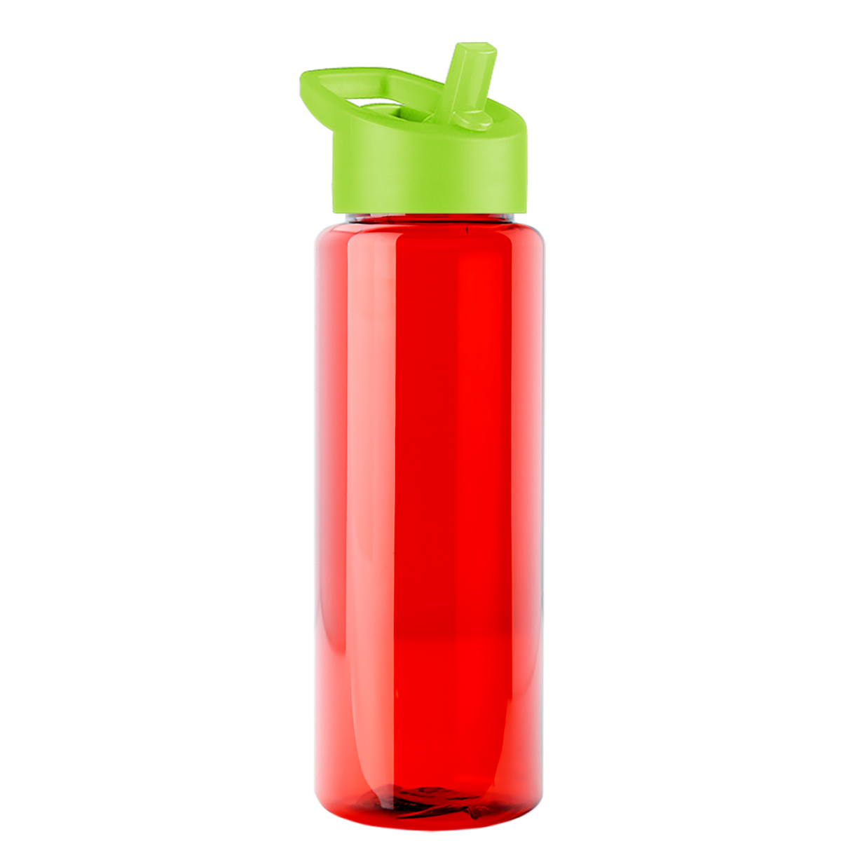 Custom logo Guzzler Bottle with Flip-Straw Lid - 32 oz.