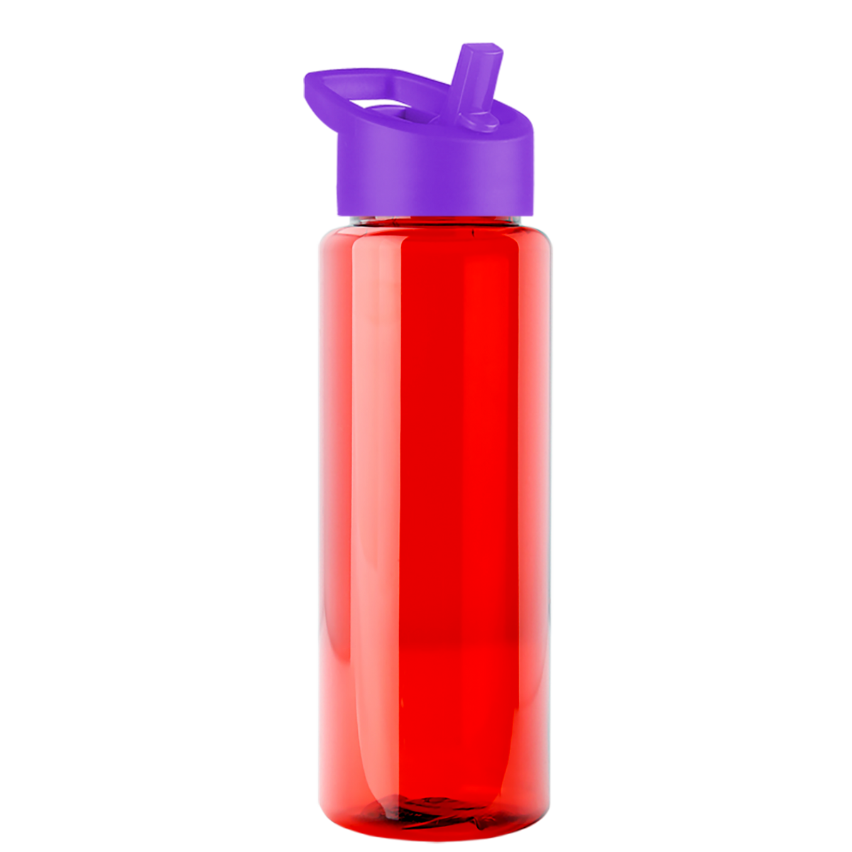 Custom logo Guzzler Bottle with Flip-Straw Lid - 32 oz.