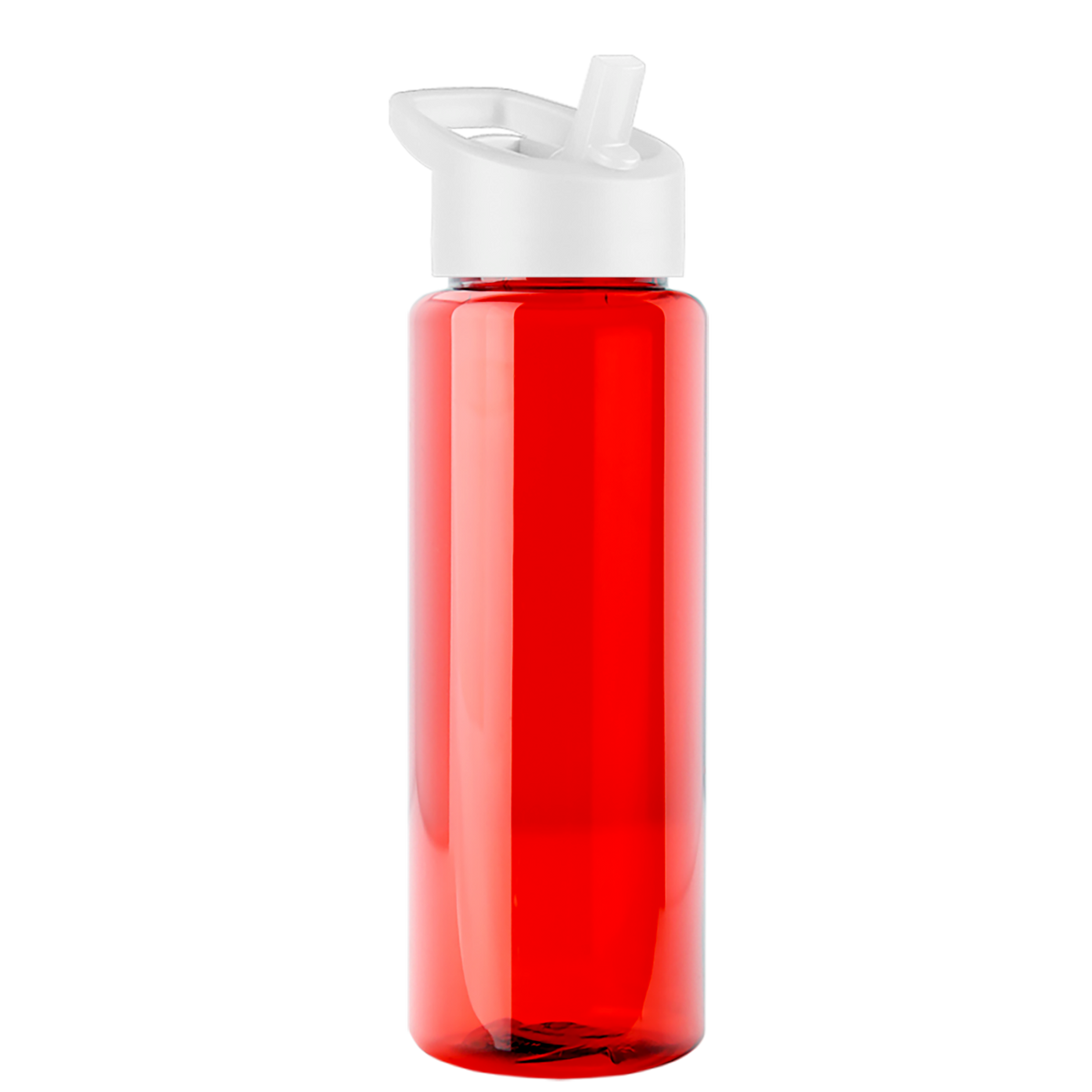 Custom logo Guzzler Bottle with Flip-Straw Lid - 32 oz.
