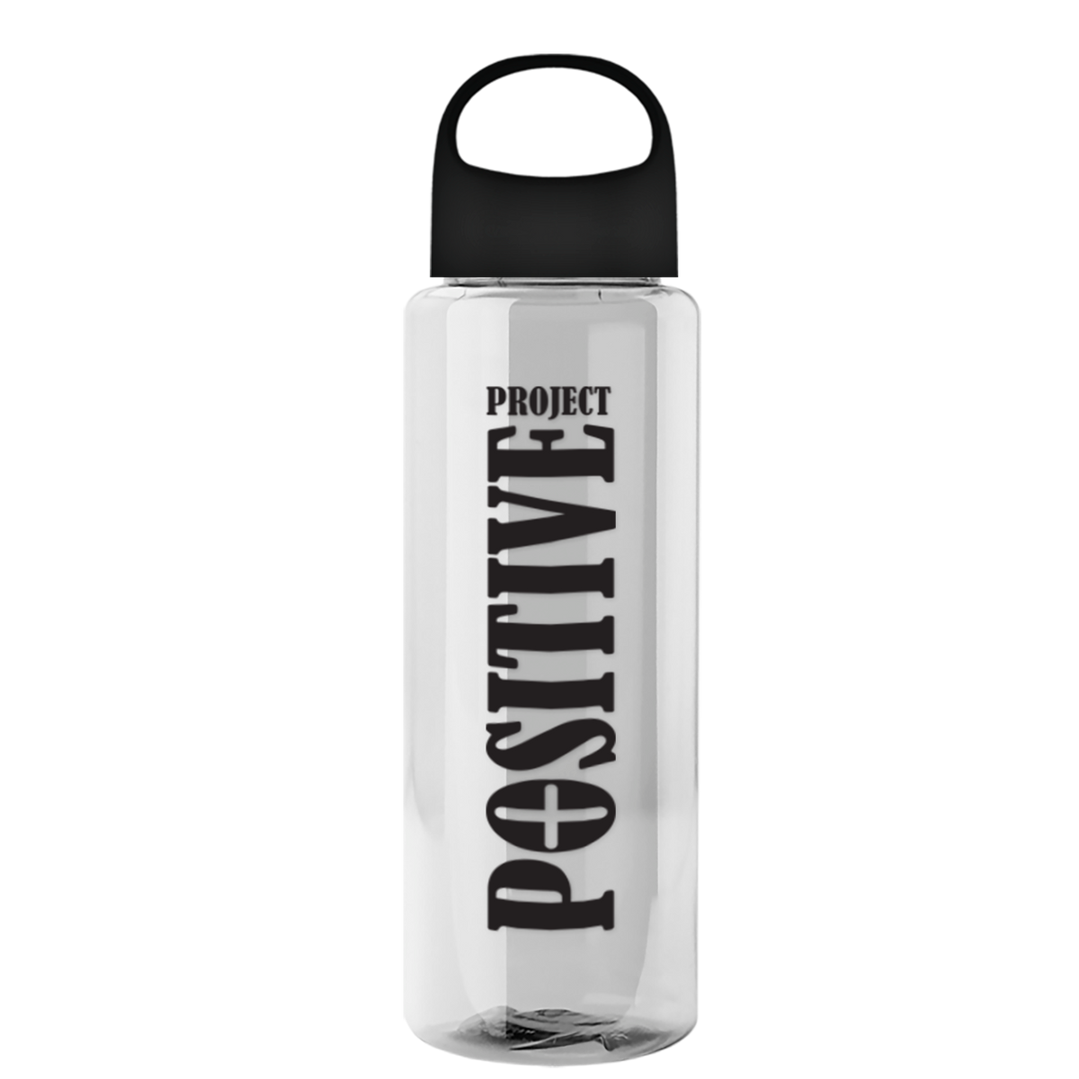 Custom logo Guzzler Bottle with Oval Crest Lid - 32 oz.