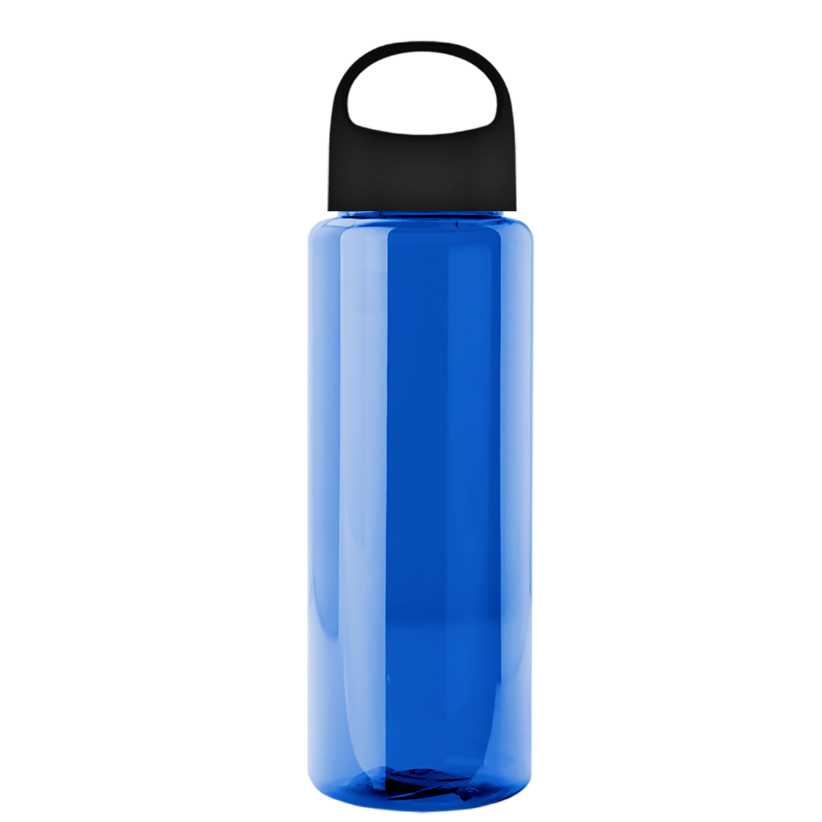 Custom logo Guzzler Bottle with Oval Crest Lid - 32 oz.