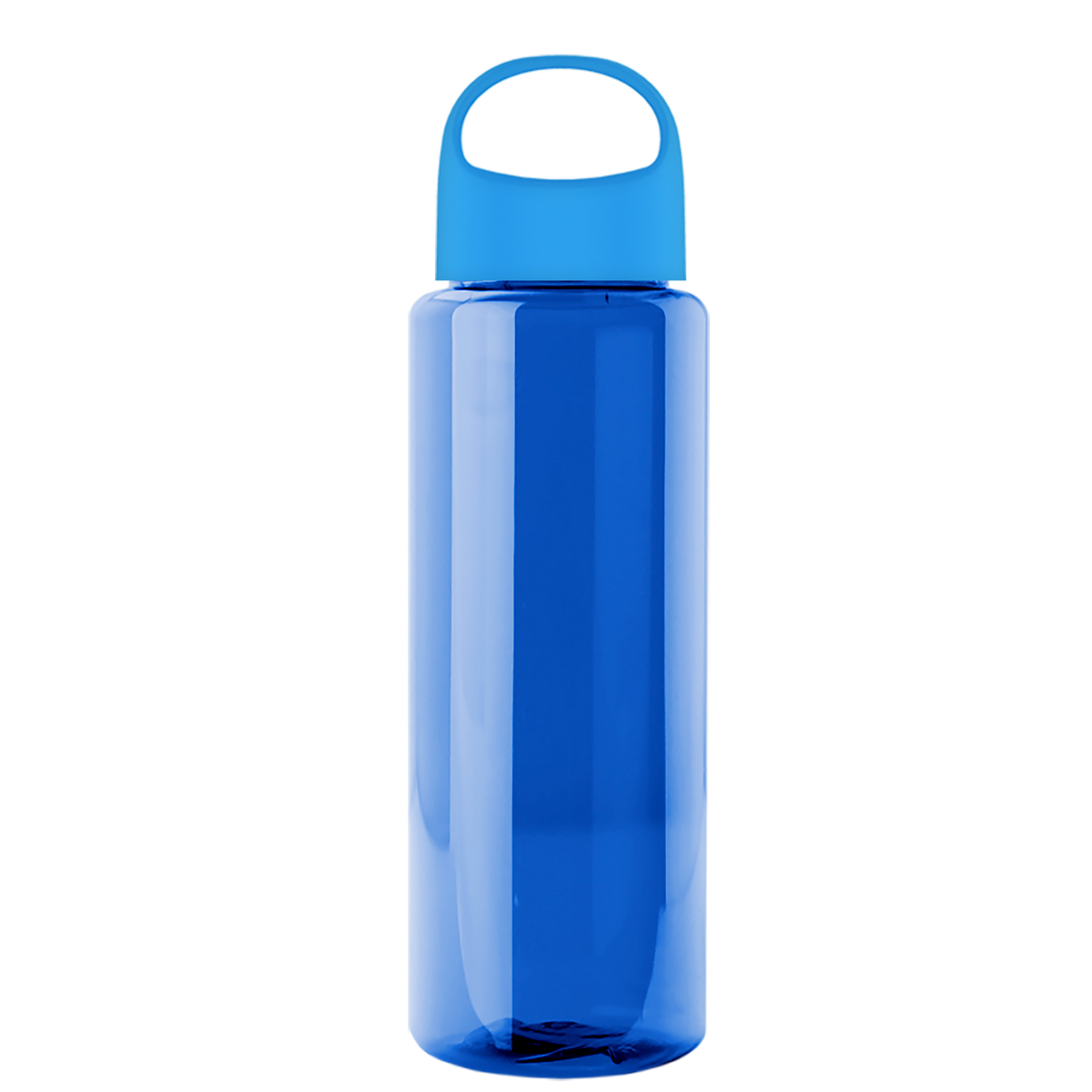 Custom logo Guzzler Bottle with Oval Crest Lid - 32 oz.