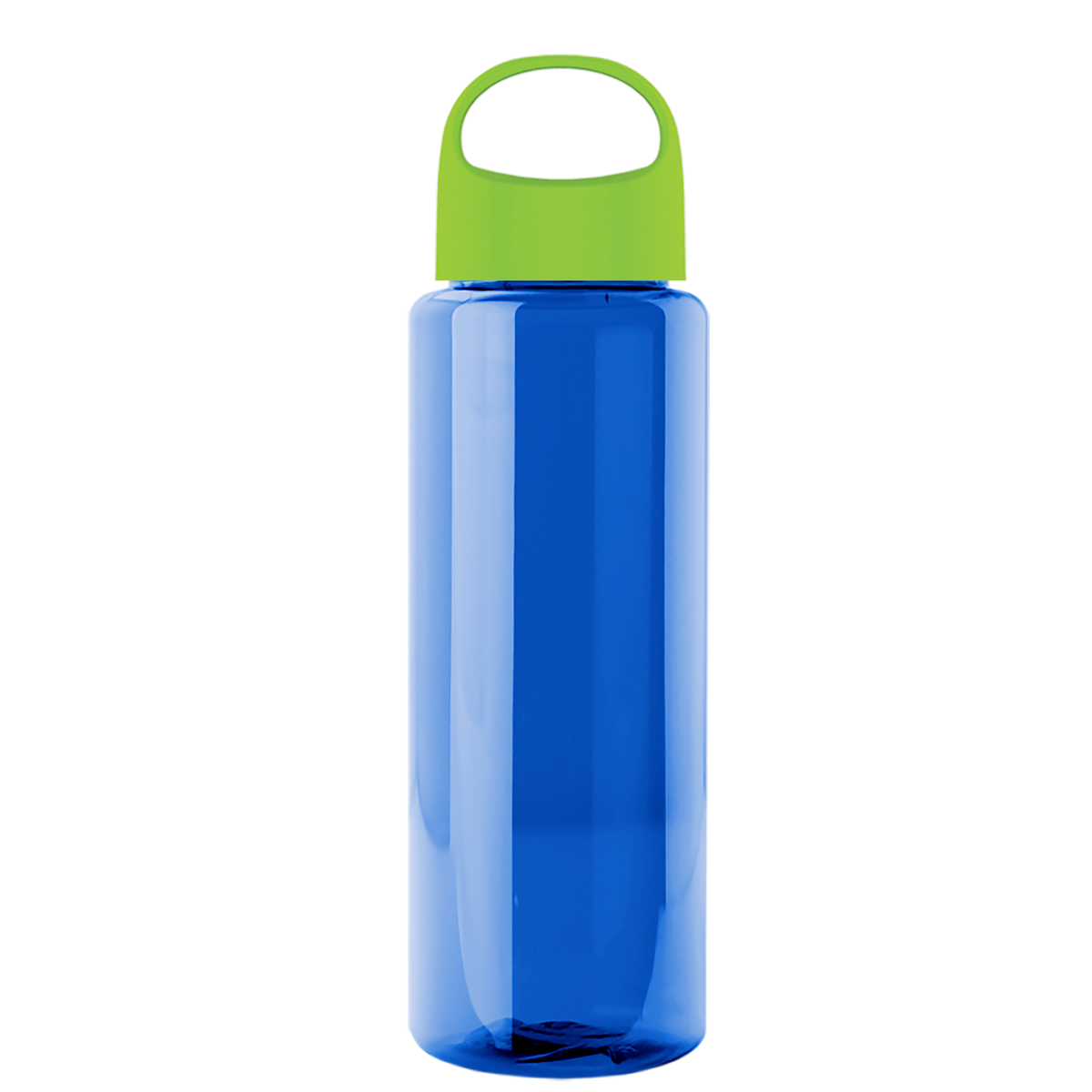 Custom logo Guzzler Bottle with Oval Crest Lid - 32 oz.
