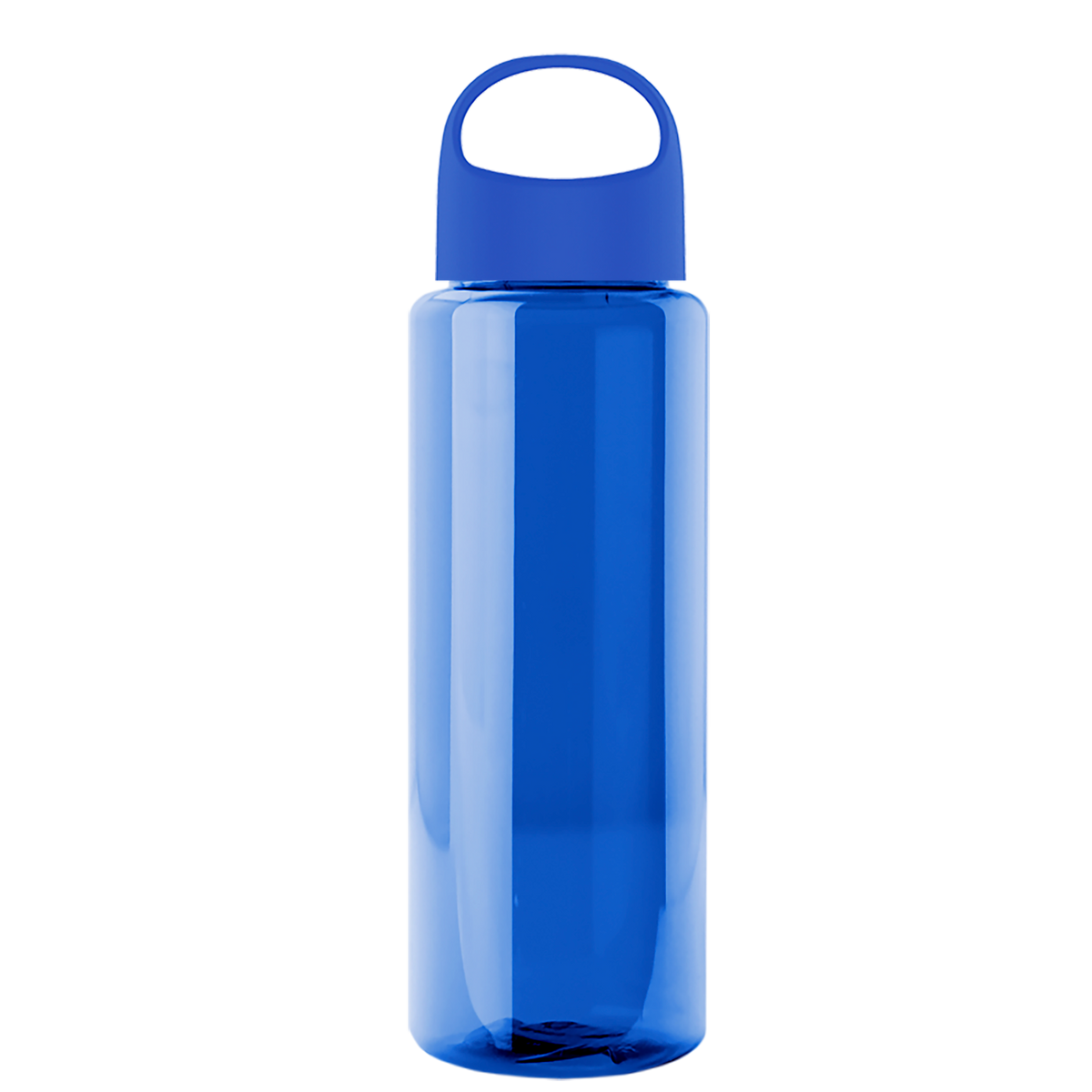Custom logo Guzzler Bottle with Oval Crest Lid - 32 oz.