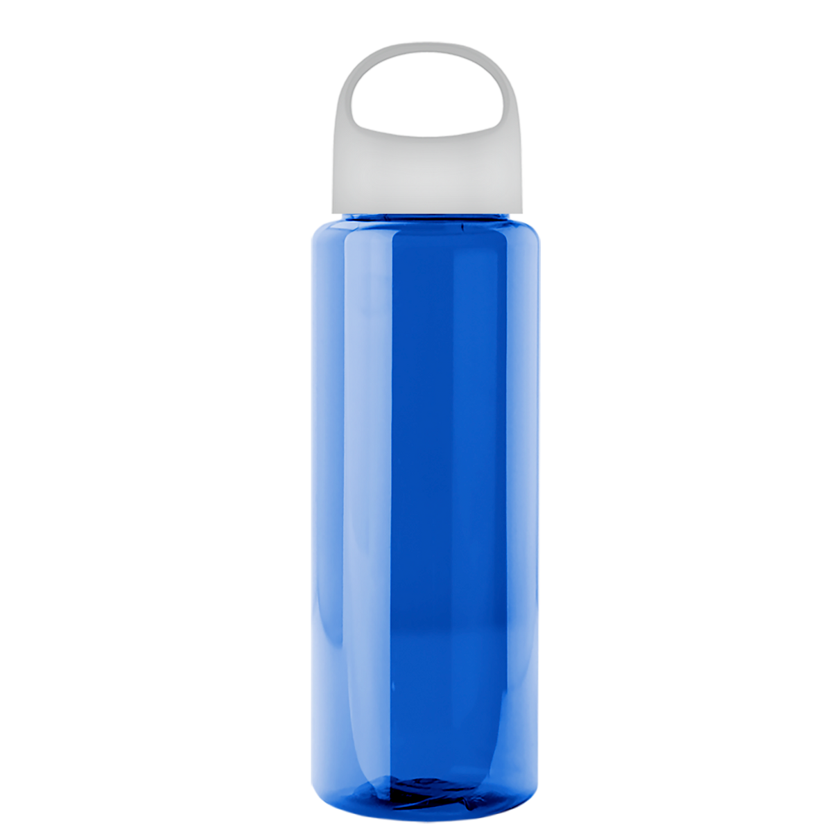 Custom logo Guzzler Bottle with Oval Crest Lid - 32 oz.