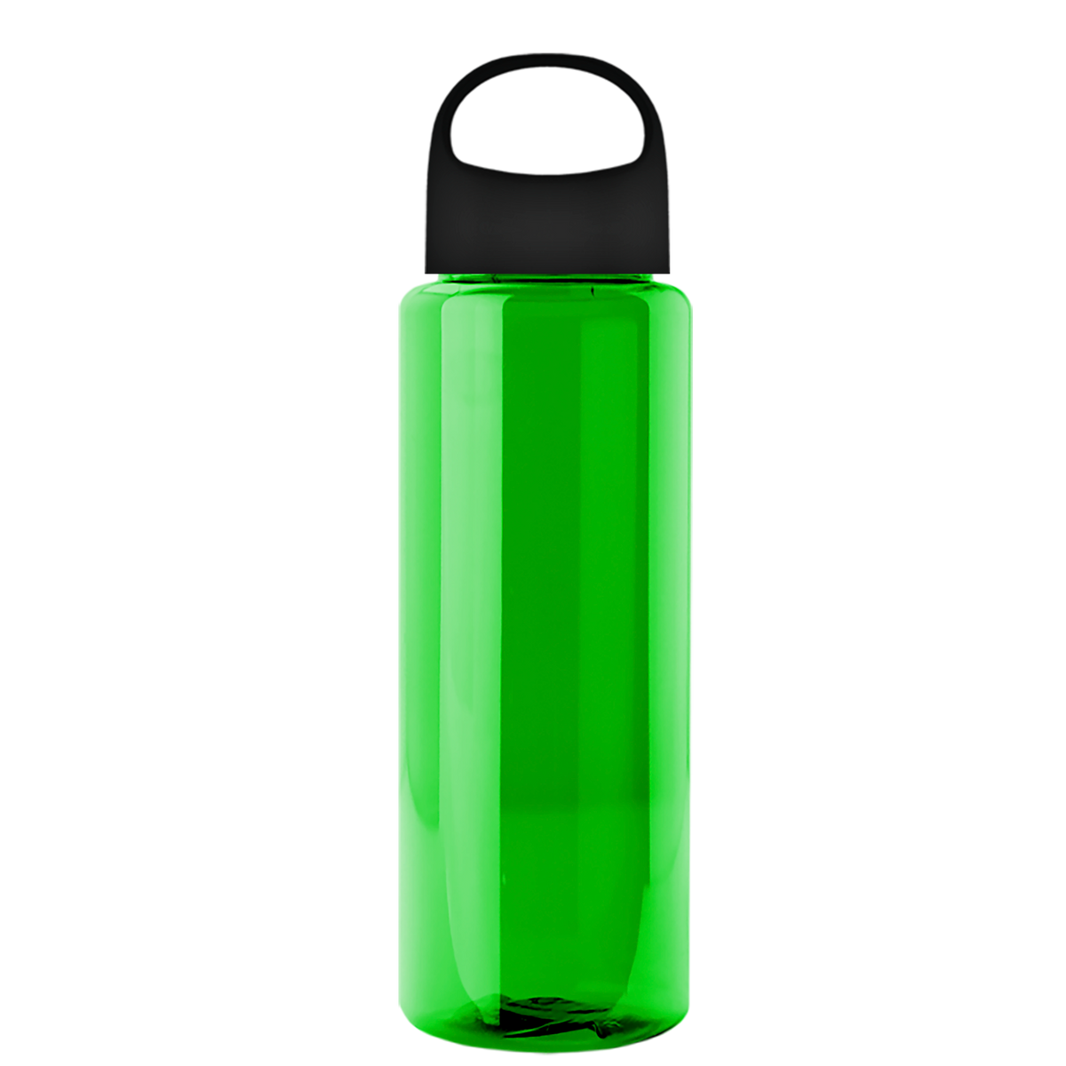 Custom logo Guzzler Bottle with Oval Crest Lid - 32 oz.