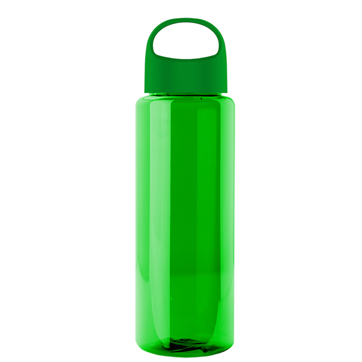 Custom logo Guzzler Bottle with Oval Crest Lid - 32 oz.