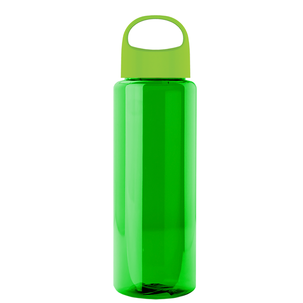 Custom logo Guzzler Bottle with Oval Crest Lid - 32 oz.