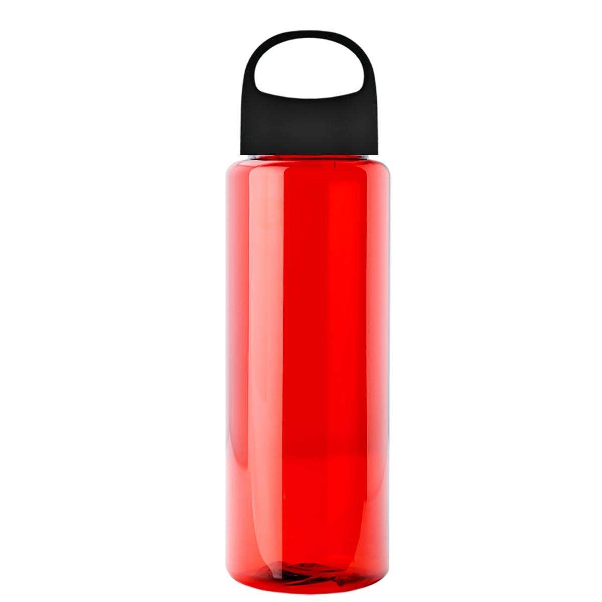 Custom logo Guzzler Bottle with Oval Crest Lid - 32 oz.