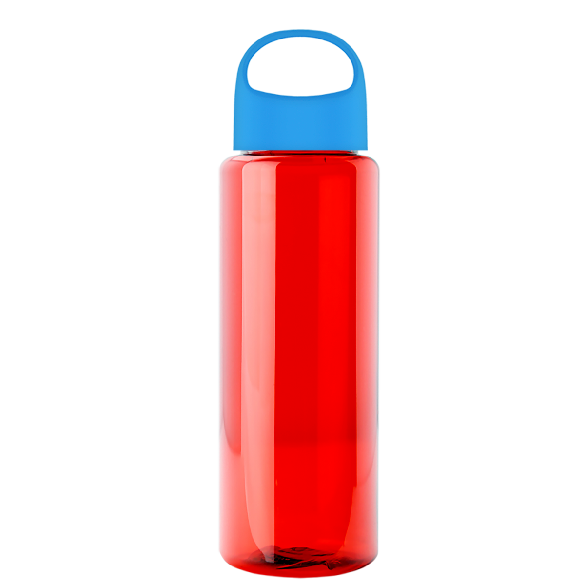 Custom logo Guzzler Bottle with Oval Crest Lid - 32 oz.