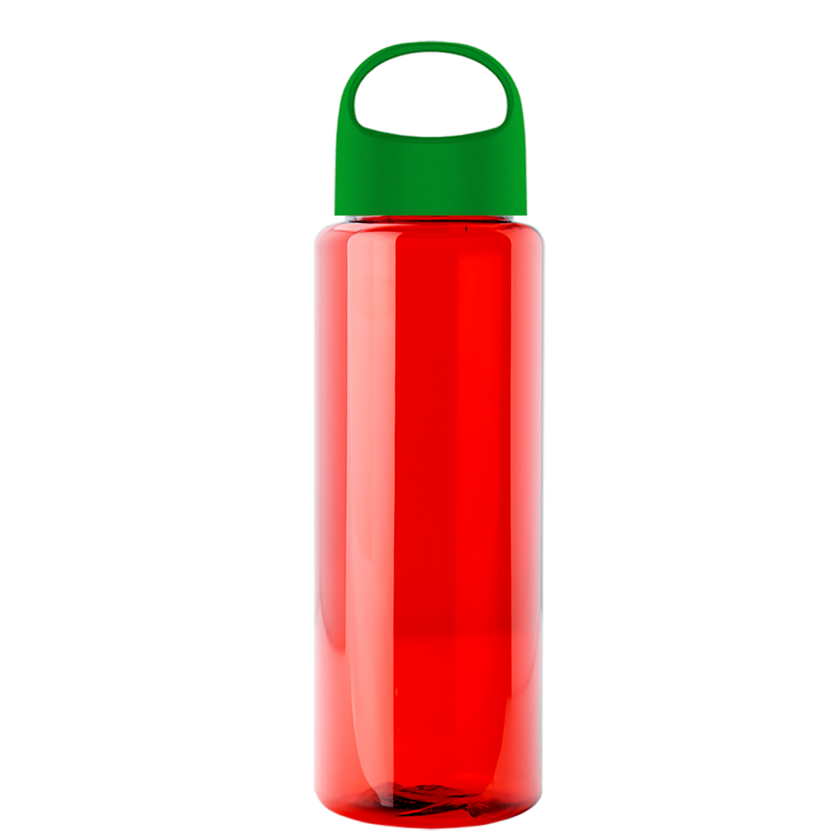 Custom logo Guzzler Bottle with Oval Crest Lid - 32 oz.