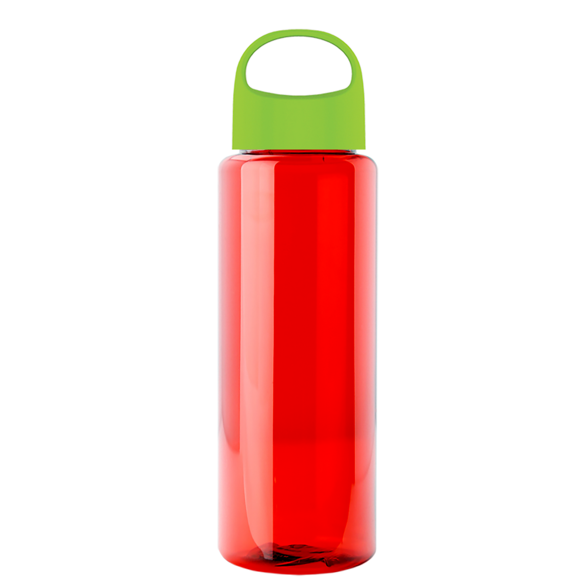 Custom logo Guzzler Bottle with Oval Crest Lid - 32 oz.