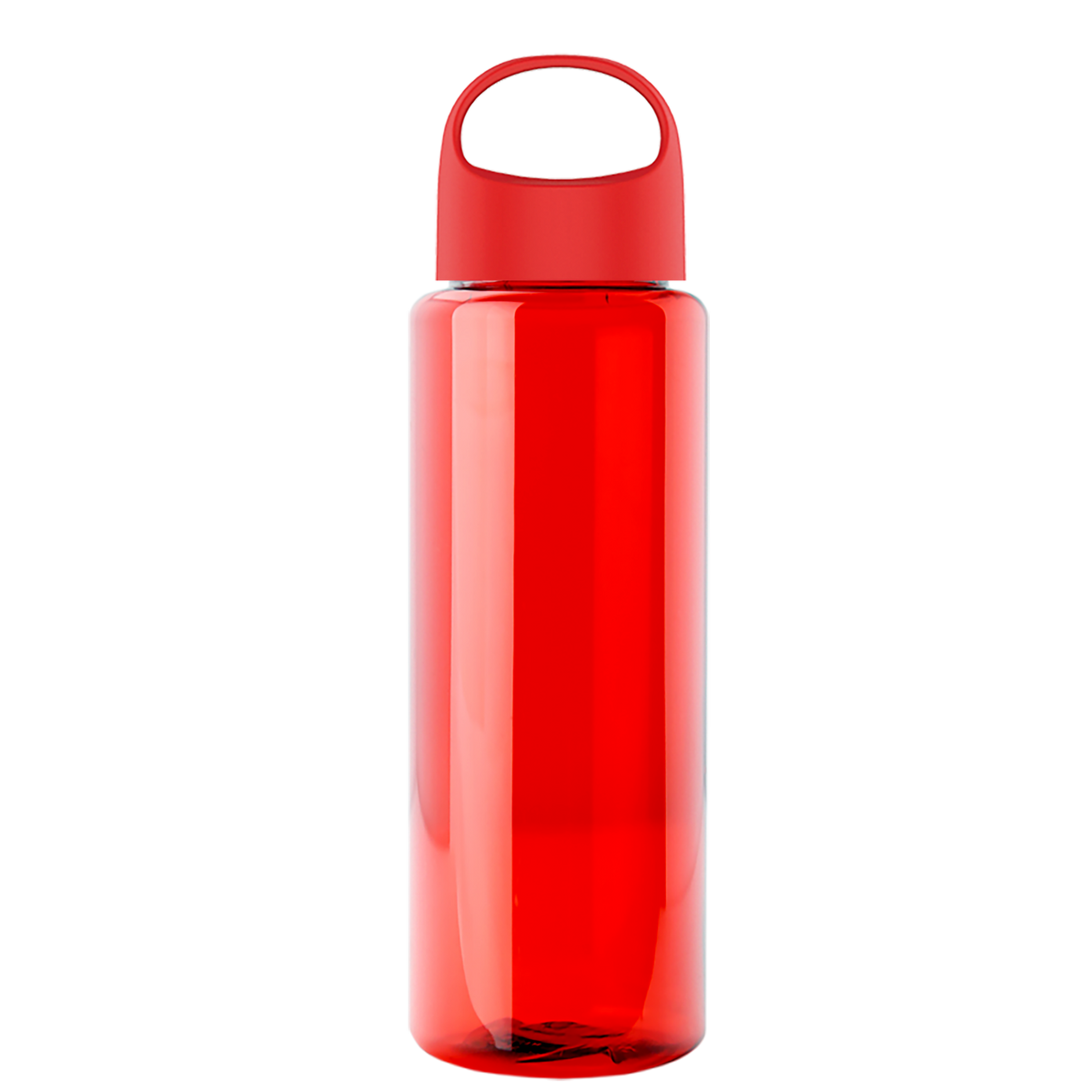 Custom logo Guzzler Bottle with Oval Crest Lid - 32 oz.