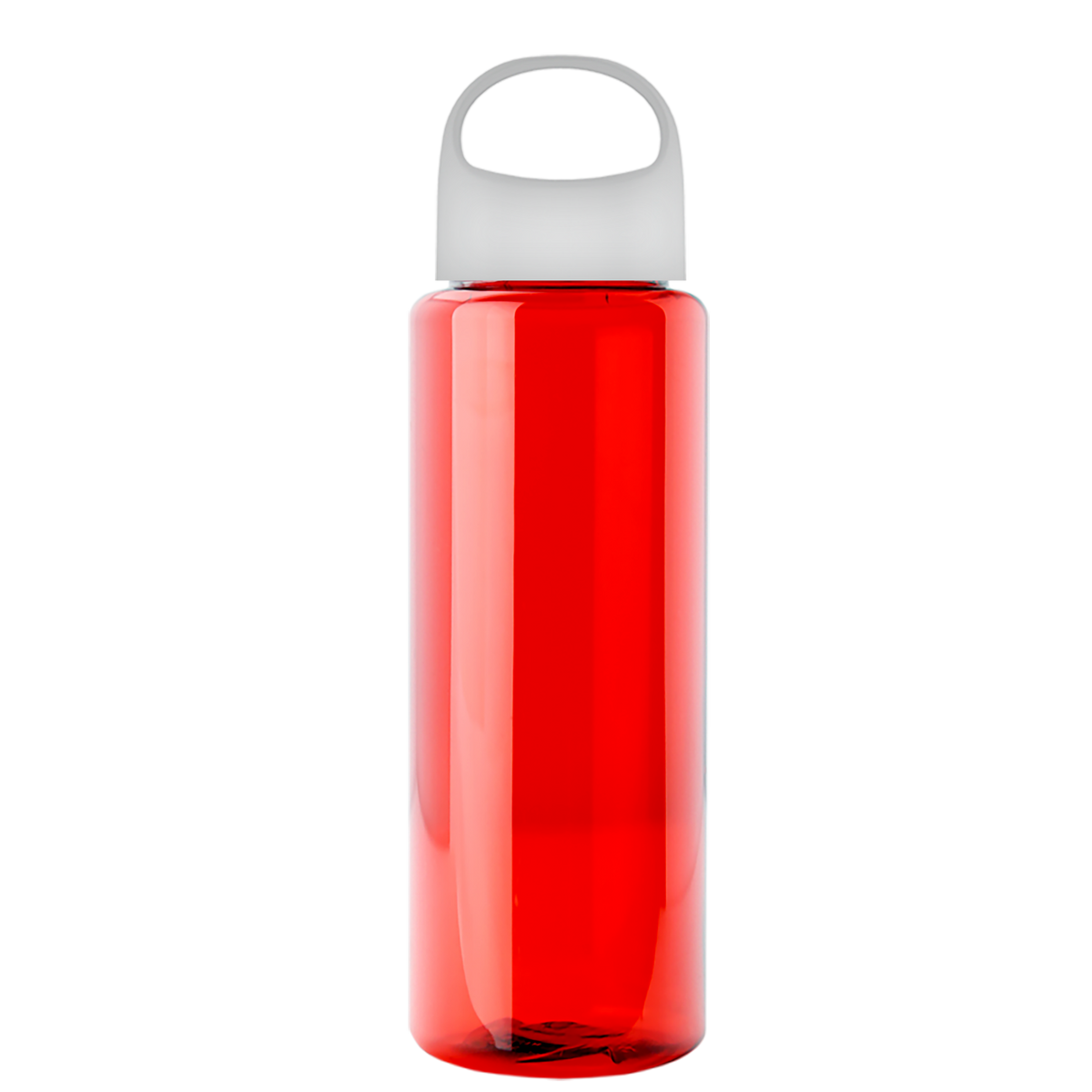 Custom logo Guzzler Bottle with Oval Crest Lid - 32 oz.