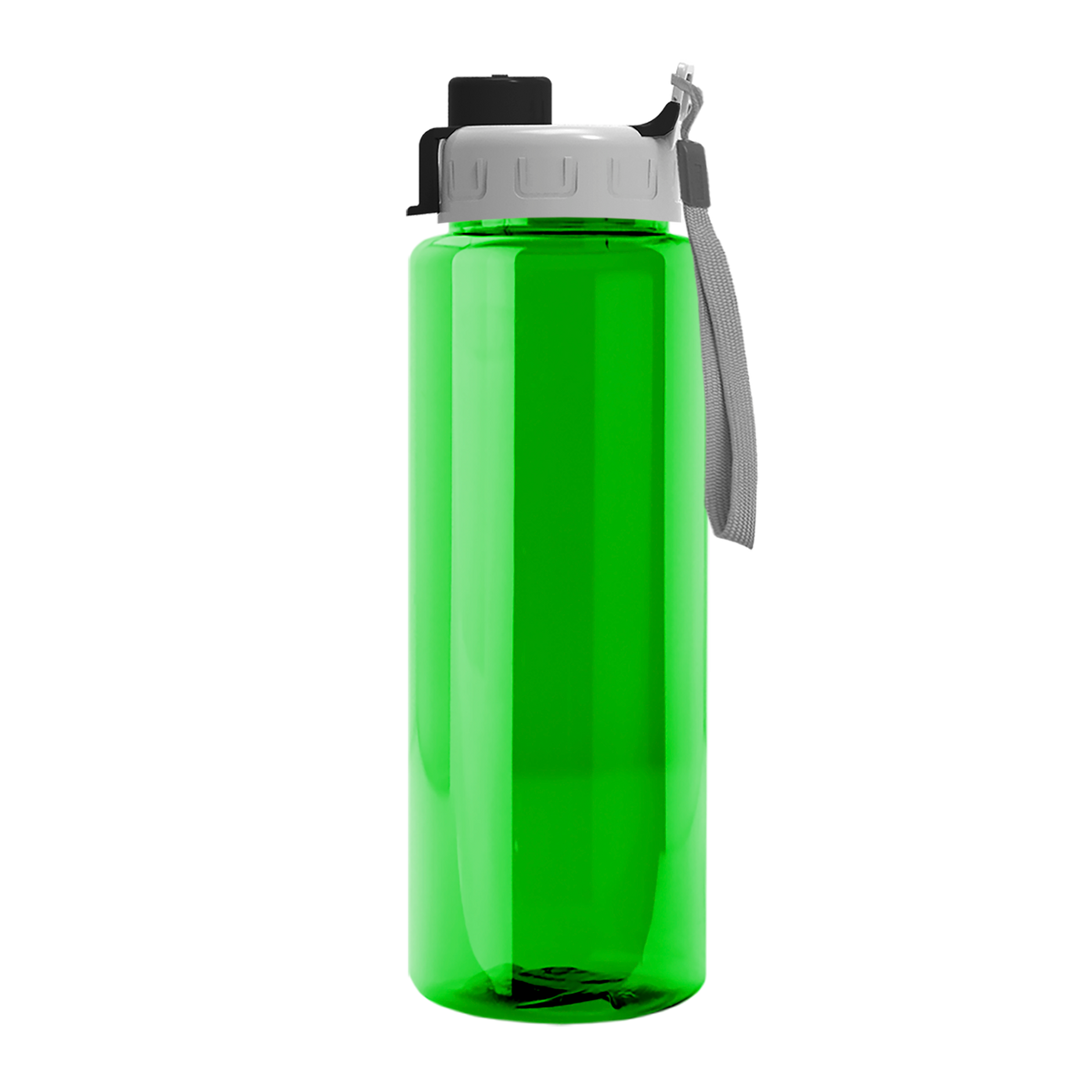 Custom logo Guzzler Bottle with Quick-Snap Lid - 32 oz.