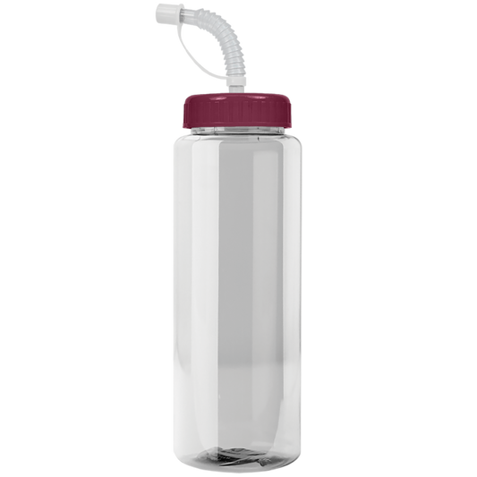 Guzzler Bottle with Straw Lid - 32 oz.