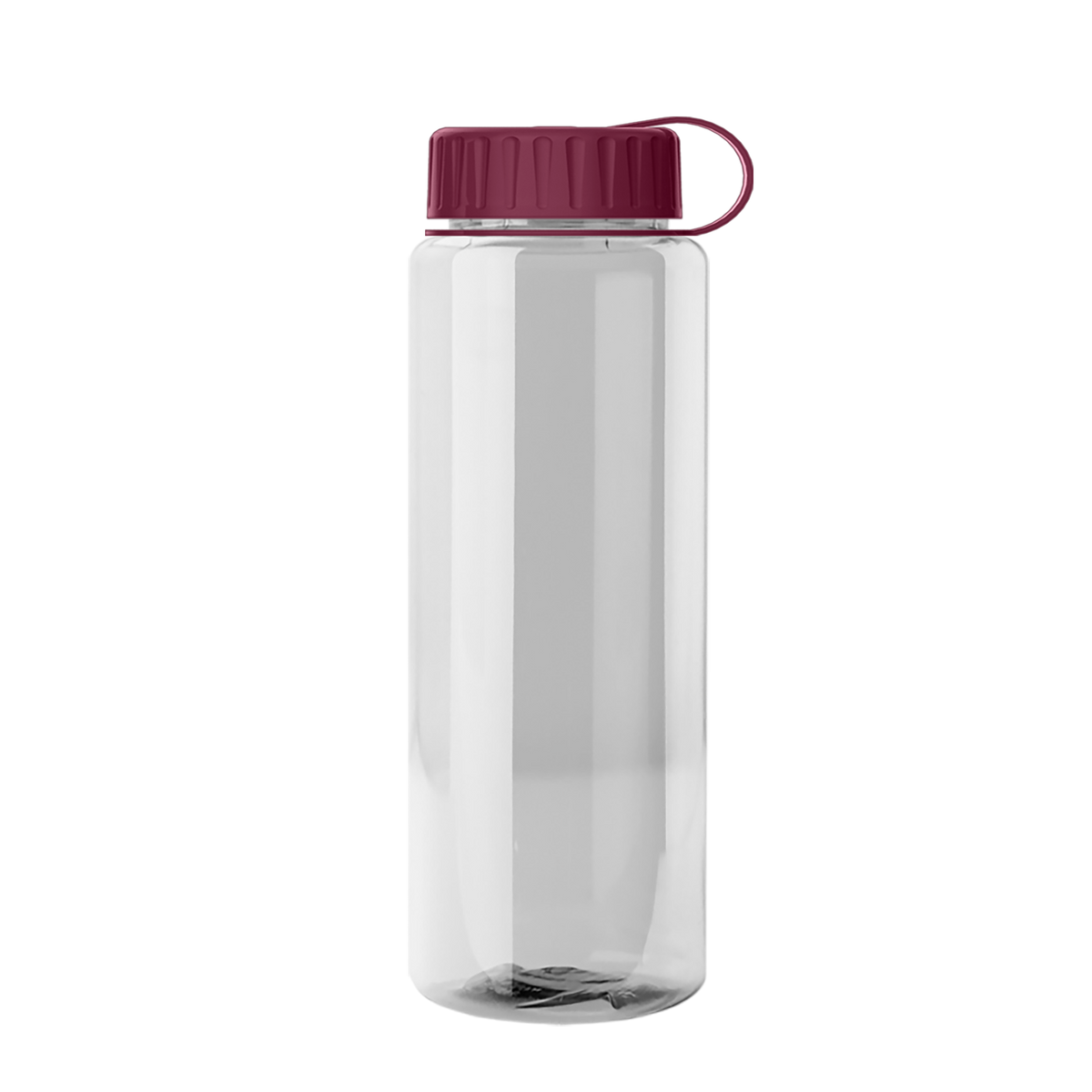 Custom logo Guzzler Bottle with Tethered Lid - 32 oz.