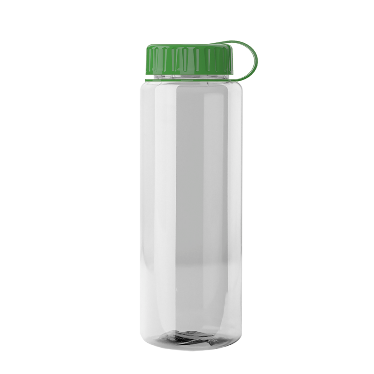 Custom logo Guzzler Bottle with Tethered Lid - 32 oz.