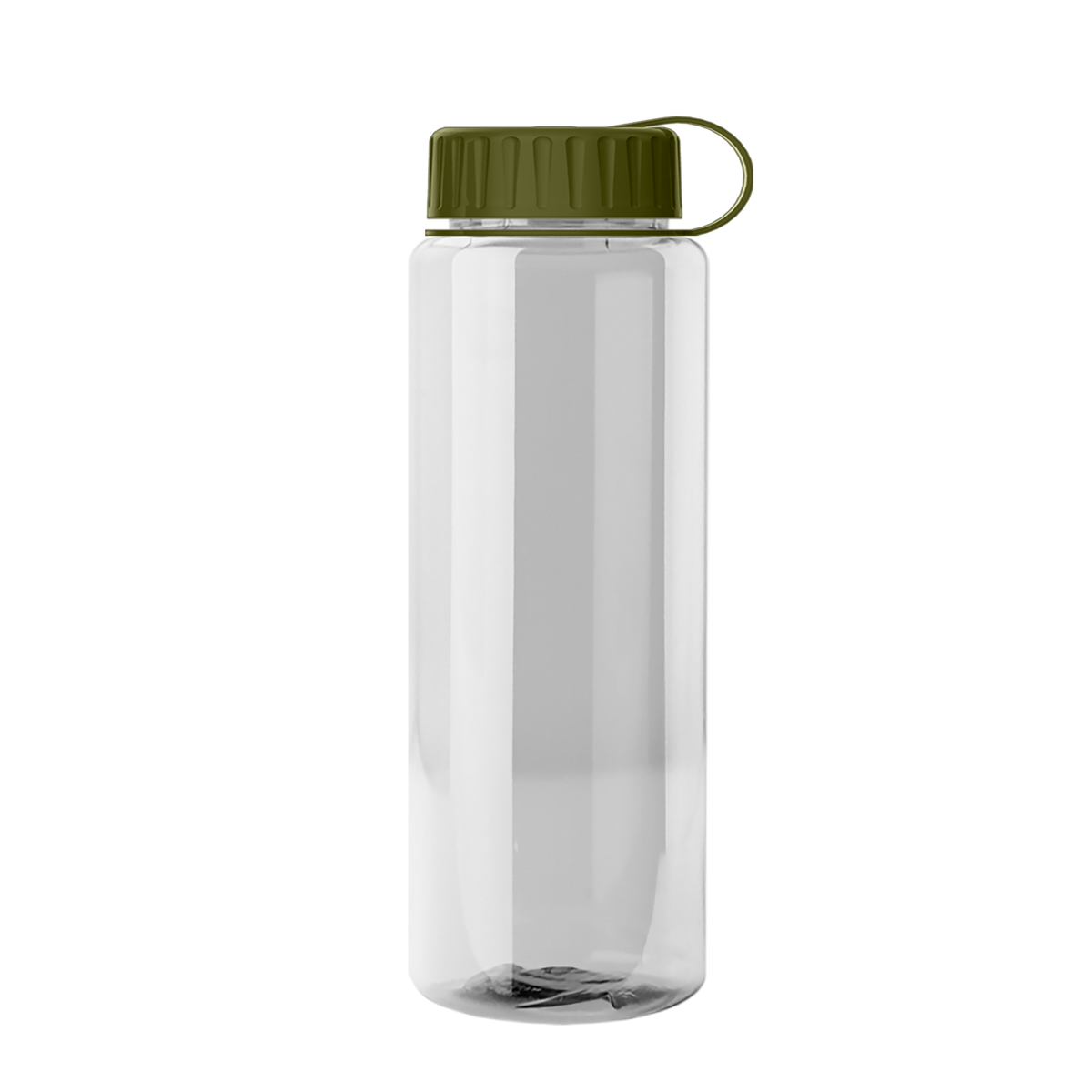 Custom logo Guzzler Bottle with Tethered Lid - 32 oz.