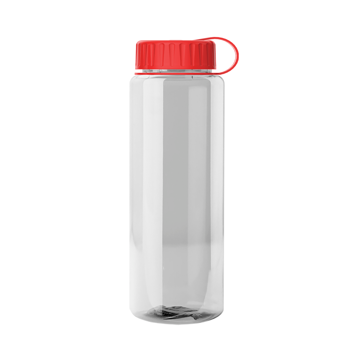 Custom logo Guzzler Bottle with Tethered Lid - 32 oz.