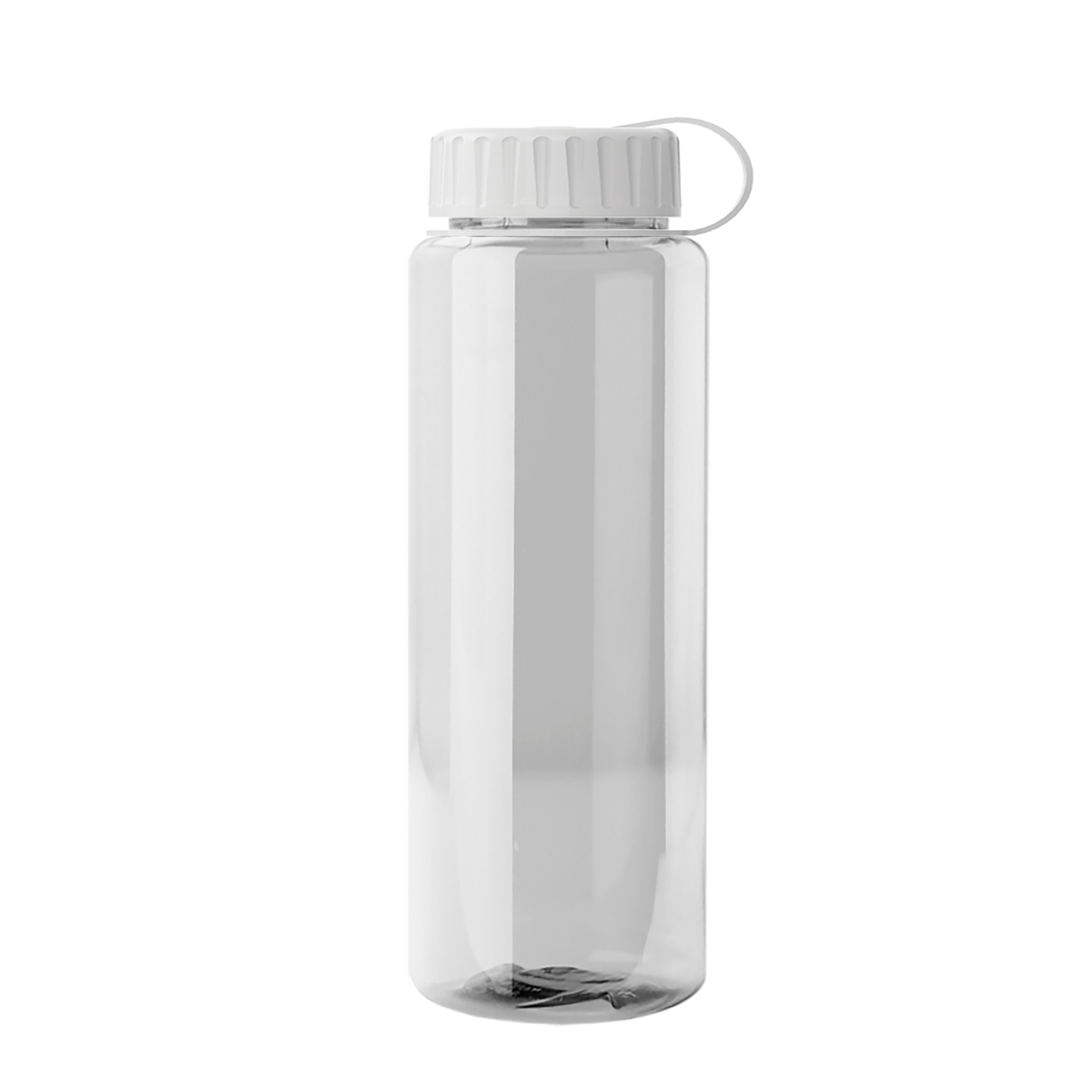 Custom logo Guzzler Bottle with Tethered Lid - 32 oz.