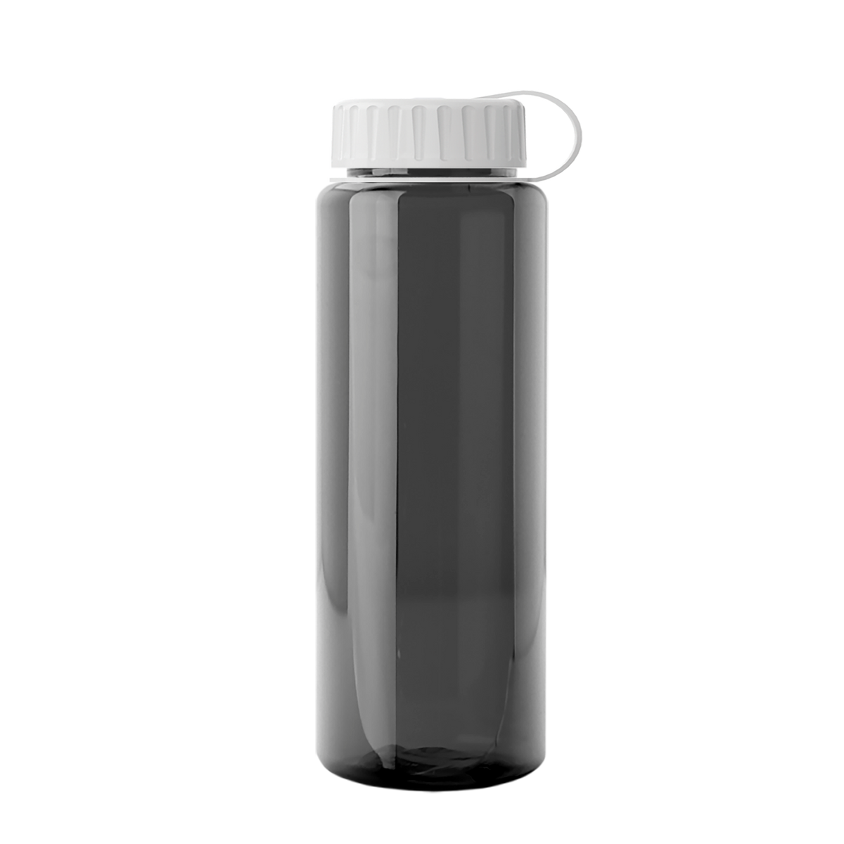 Custom logo Guzzler Bottle with Tethered Lid - 32 oz.