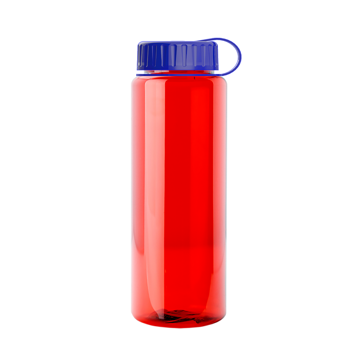 Custom logo Guzzler Bottle with Tethered Lid - 32 oz.