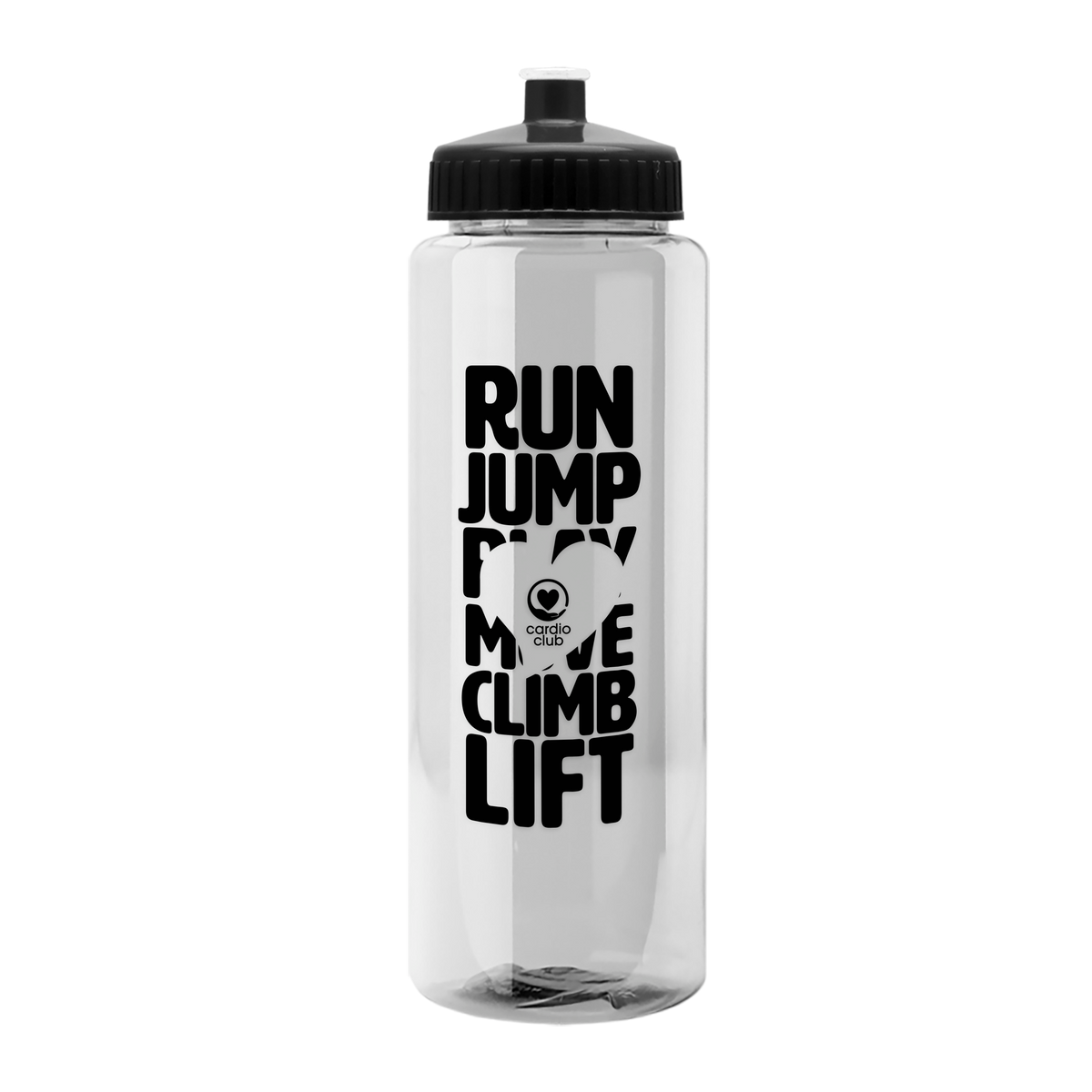 Custom logo Guzzler Bottle with Push-Pull Lid - 32 oz.
