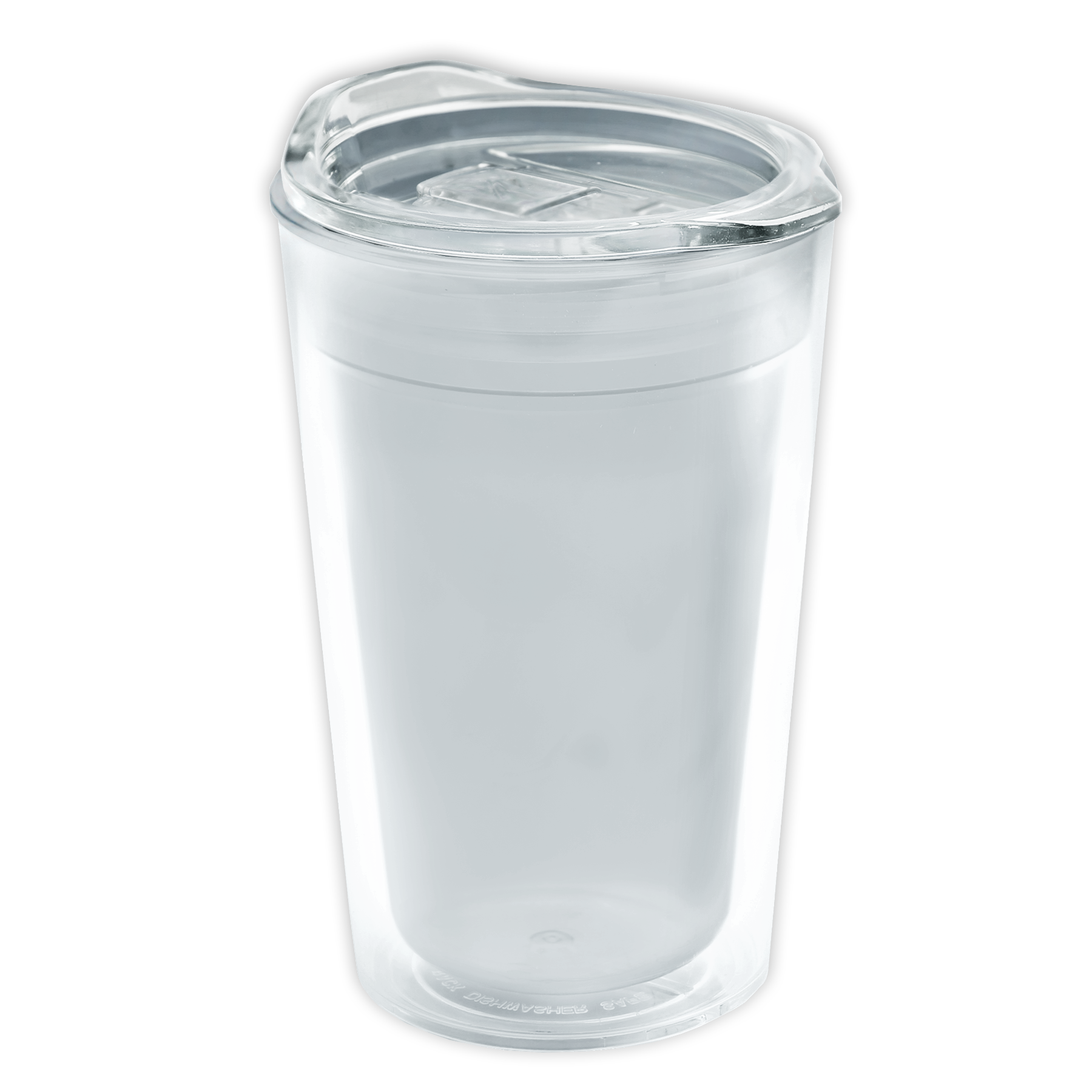 Transparent Tumbler with Slider Lid and Full-Color Insert - 14 oz.