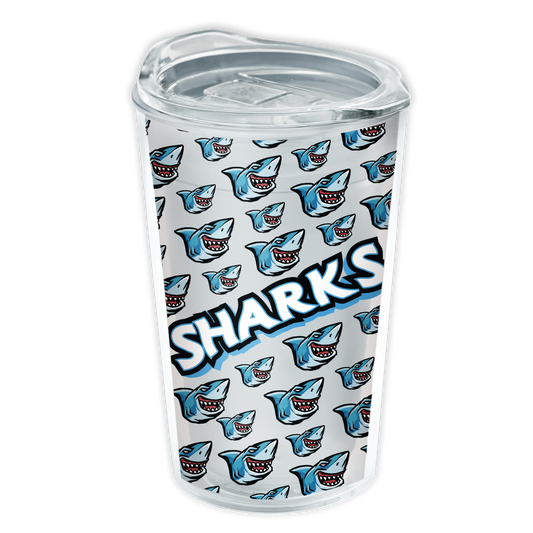 Transparent Tumbler with Slider Lid and Full-Color Insert - 14 oz.