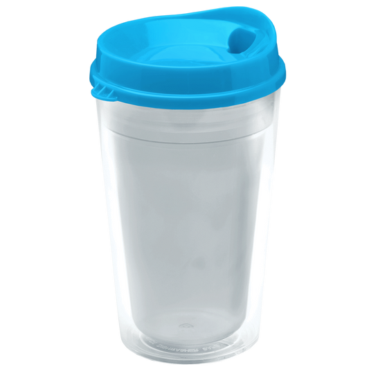 Transparent Tumbler with Sip Lid and Full-Color Insert - 16 oz.