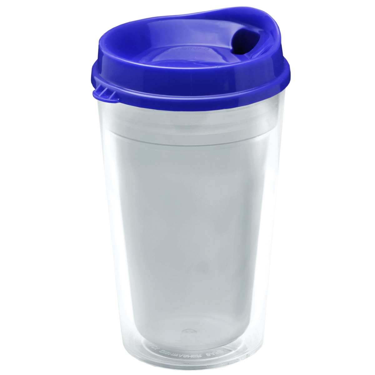 Custom logo Transparent Tumbler with Sip Lid and Full-Color Insert - 16 oz.