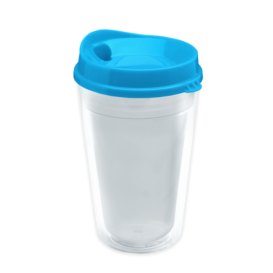 Transparent Tumbler with Sip Lid and Full-Color Paper Insert - 16 oz.