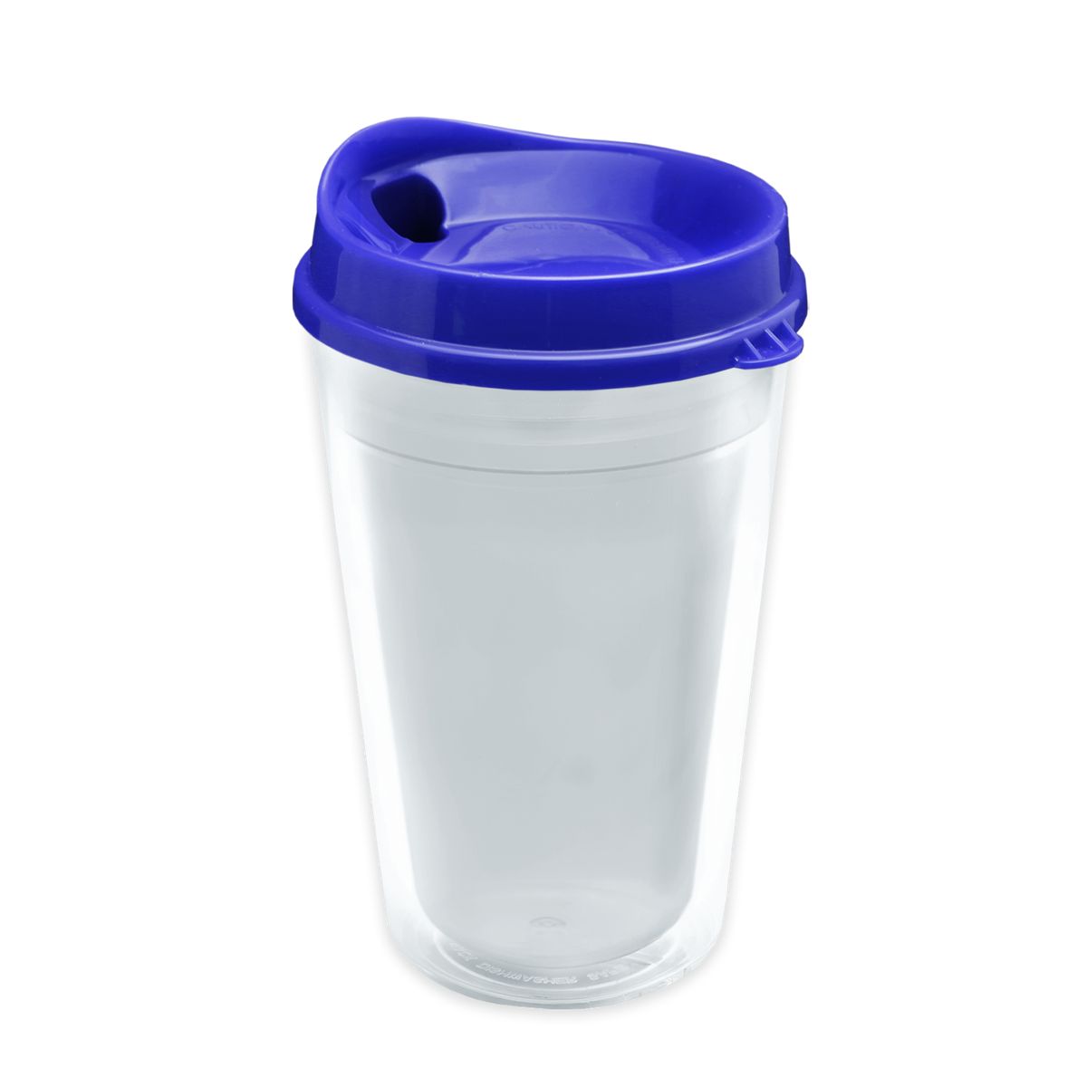 Custom logo Transparent Tumbler with Sip Lid and Full-Color Paper Insert - 16 oz.