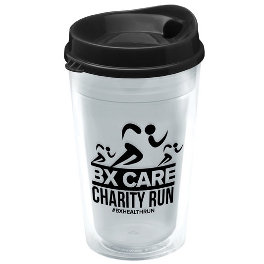 Transparent Tumbler with Sip Lid - 16 oz.