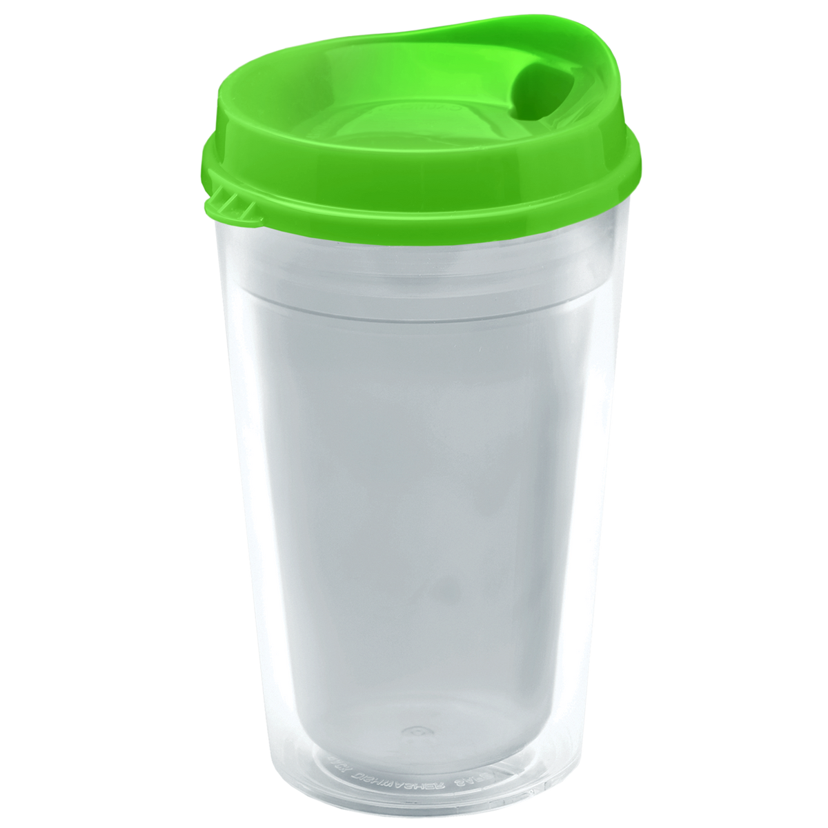 Custom logo Transparent Tumbler with Sip Lid - 16 oz.
