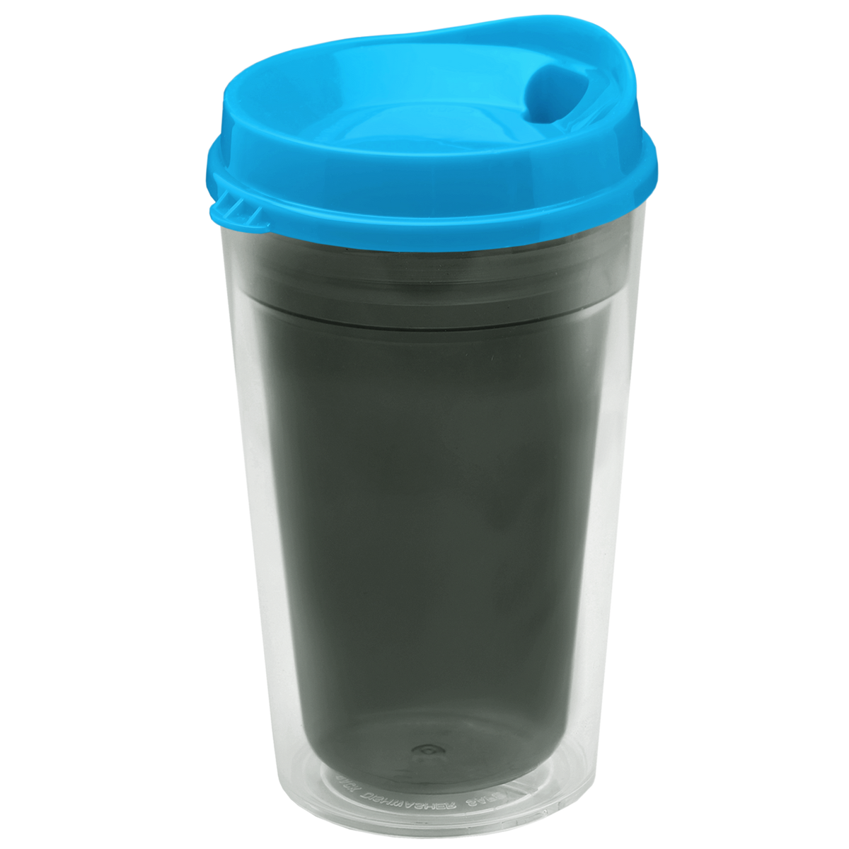 Custom logo Transparent Tumbler with Sip Lid - 16 oz.