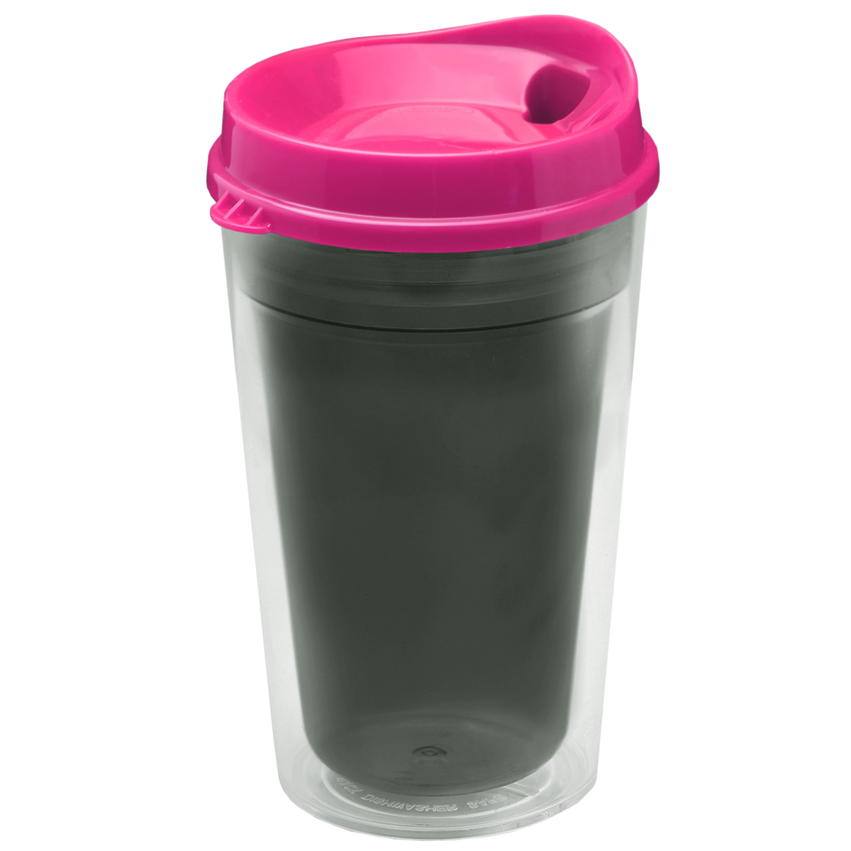 Custom logo Transparent Tumbler with Sip Lid - 16 oz.