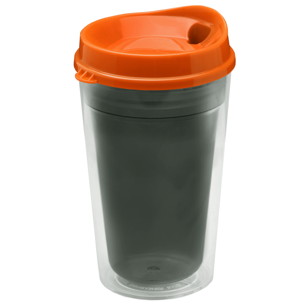 Custom logo Transparent Tumbler with Sip Lid - 16 oz.