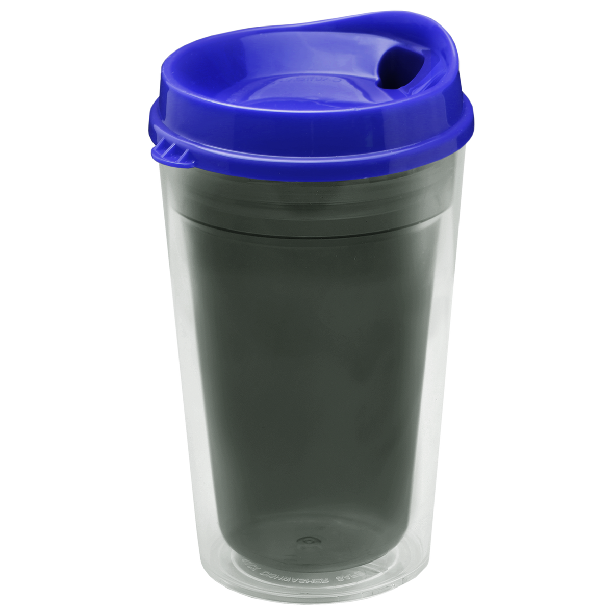 Custom logo Transparent Tumbler with Sip Lid - 16 oz.