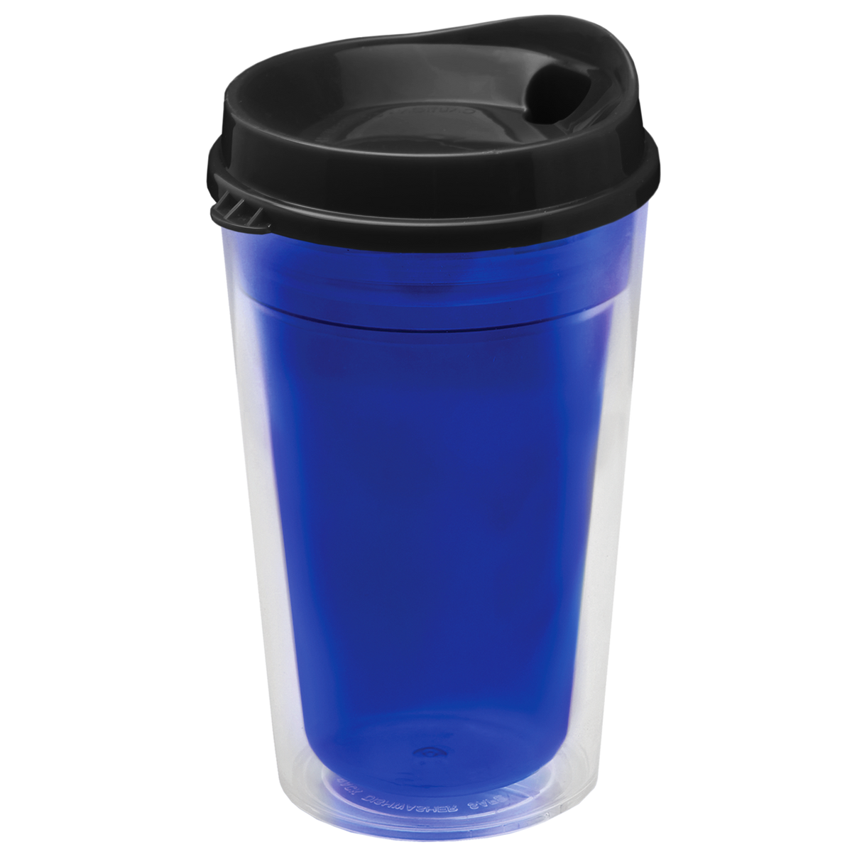 Custom logo Transparent Tumbler with Sip Lid - 16 oz.