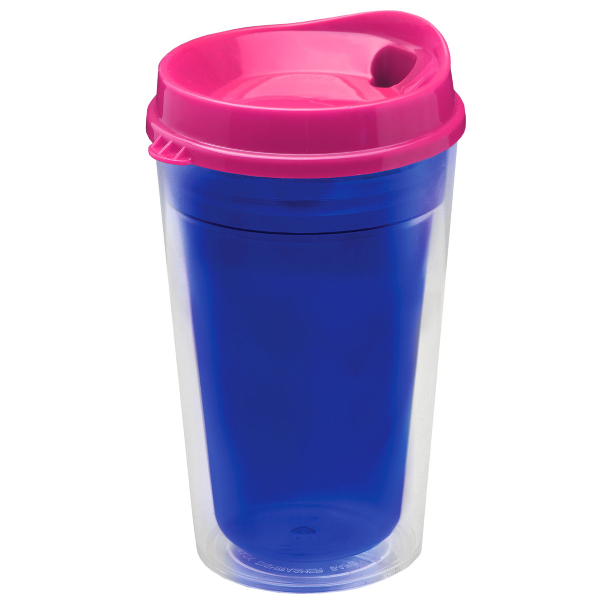 Custom logo Transparent Tumbler with Sip Lid - 16 oz.